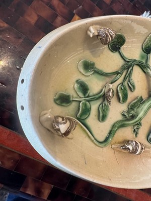 Lot 184 - A Palissy ware serving dish