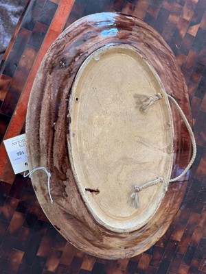Lot 186 - A Palissy ware oval dish by Achille Barbizet