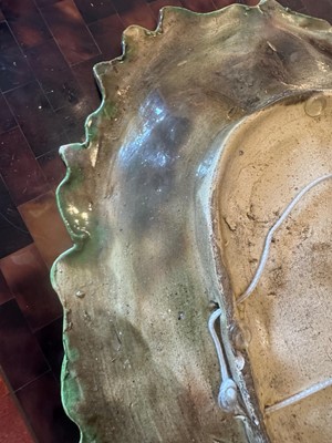 Lot 189 - A Palissy ware shaped oval dish