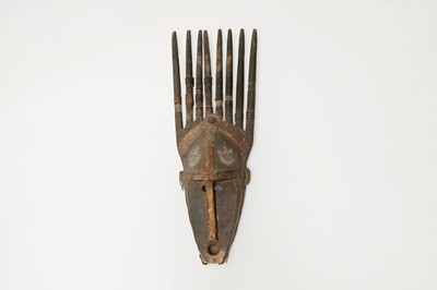 Lot 430 - A metal-bound N'tomo mask