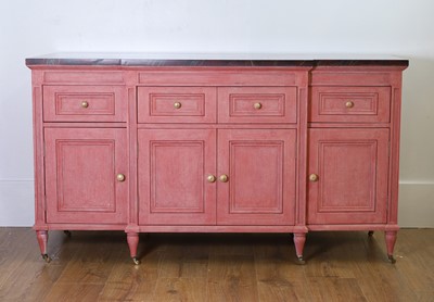 Lot 494 - A painted sideboard