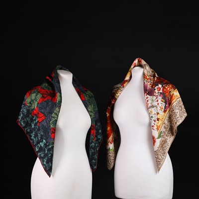 Lot 1415 - Two Emanuel Ungaro silk scarves