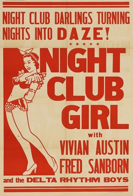 Lot 203 - A large showgirl American movie poster