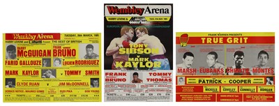 Lot 202 - A group of 1984 boxing posters