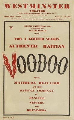 Lot 19 - A 'Voodoo' poster