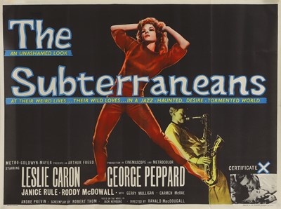 Lot 153 - 'The Subterraneans' film poster