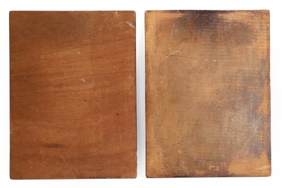 Lot 25 - A pair of unusual Masonic tracing boards
