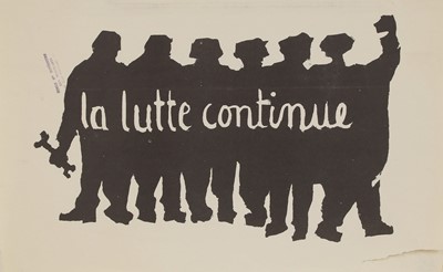 Lot 178 - A 1968 Paris student riots poster