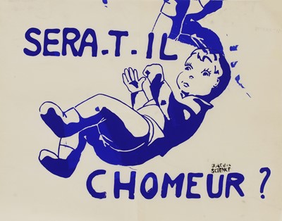 Lot 181 - A 1968 Paris student riots poster