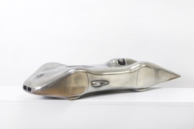 Lot 212 - A cast aluminium model of a Mercedes-Benz