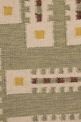 Lot 26 - A flat-weave wool rug of Scandinavian design