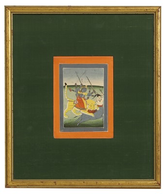 Lot 356 - An Indian painted miniature