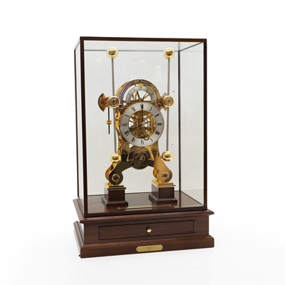 Lot 158 - Comitti & Son gilt brass Navigator time piece