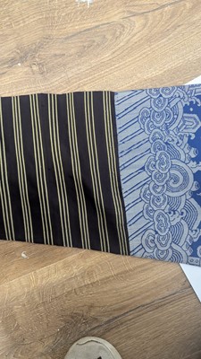 Lot 160 - A Chinese brocade-weave dragon robe