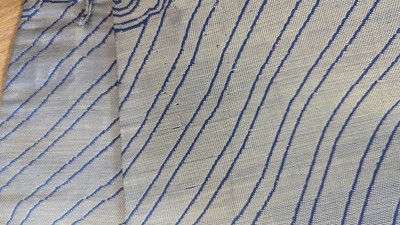 Lot 160 - A Chinese brocade-weave dragon robe