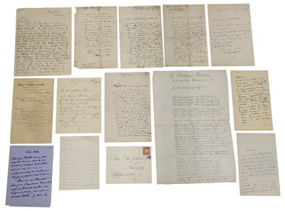 Lot 172 - A group of signed letters