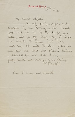 Lot 244 - John Ruskin (1819-1900)