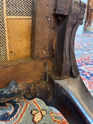 Lot 6 - A pair of George II mahogany side chairs