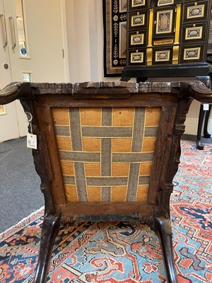 Lot 6 - A pair of George II mahogany side chairs