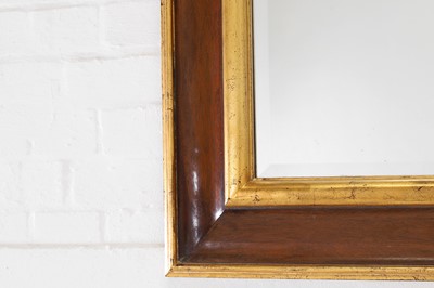 Lot 1 - A baroque-style walnut and parcel-gilt pier mirror