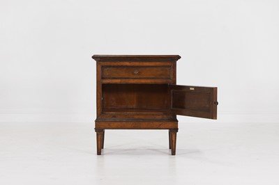 Lot 444 - A Italian walnut cupboard