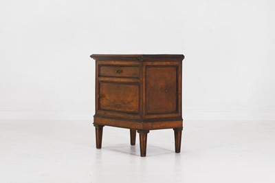 Lot 444 - A Italian walnut cupboard