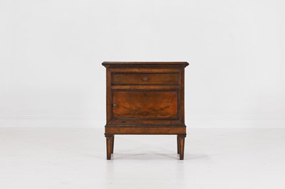 Lot 444 - A Italian walnut cupboard