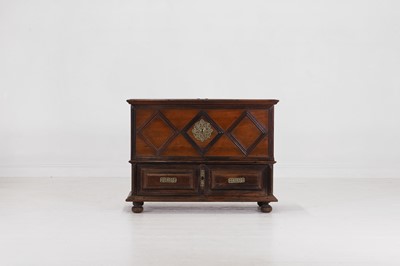 Lot An export rosewood chest-on-stand