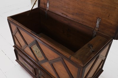 Lot 29 - An export rosewood chest-on-stand