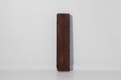 Lot 38 - A carved and painted pine pilaster