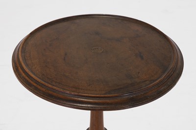 Lot 35 - A William and Mary turned walnut candlestand