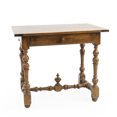 Lot 372 - A walnut side table
