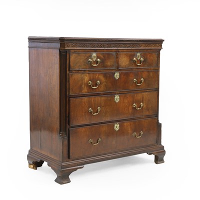 Lot 364 - A George III mahogany chest of drawers