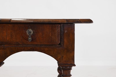 Lot 41 - A walnut side table