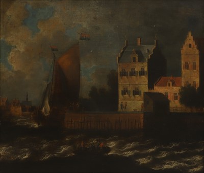 Lot 26 - Circle of Peter van de Velde (Flemish, c.1634-1724)