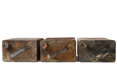 Lot 28 - A pair of Shell-Mex two-gallon petrol cans