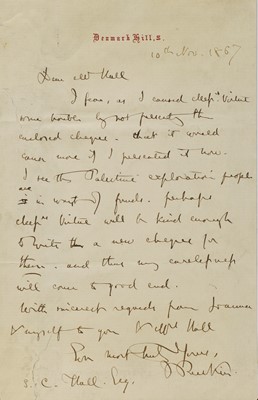Lot 257 - John Ruskin (1819-1900)