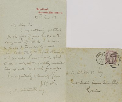 Lot 257 - John Ruskin (1819-1900)