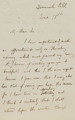 Lot 257 - John Ruskin (1819-1900)