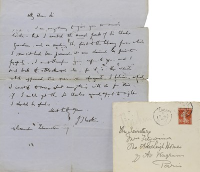 Lot 257 - John Ruskin (1819-1900)