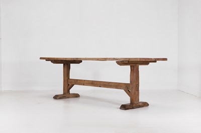 Lot 30 - A provincial pine refectory table