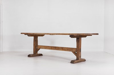Lot 30 - A provincial pine refectory table