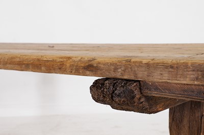Lot 30 - A provincial pine refectory table