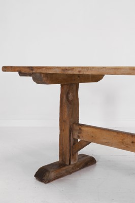 Lot 30 - A provincial pine refectory table