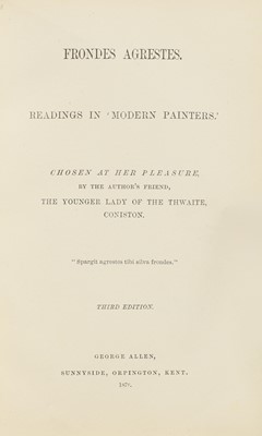 Lot 225 - John Ruskin (1819-1900)