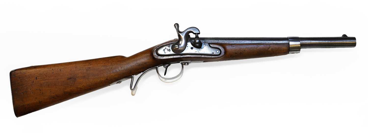 Lot 114 - A American civil war Austrian Augustin tube lock Kavallerie Karabine Model 1851