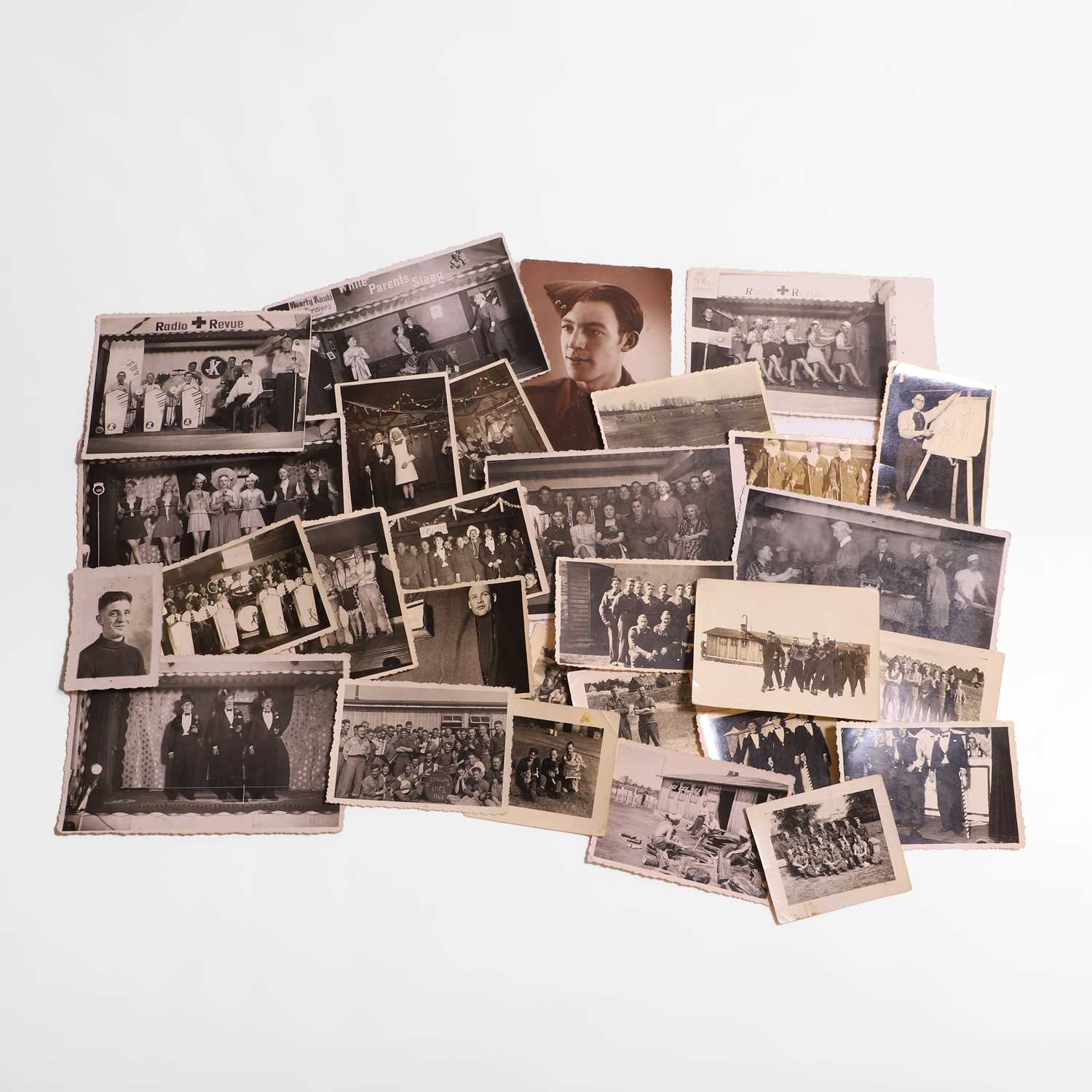 Lot 255 - Stalag 11, a collection of Second World War prisoner of war camp photographs