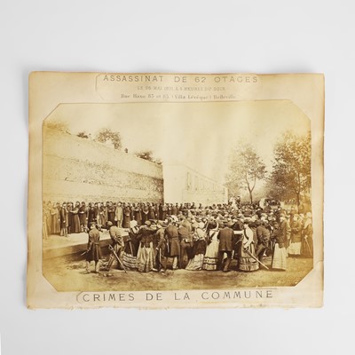 Lot 237 - A Crimes de la Commune photomontage photograph
