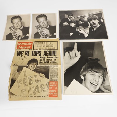 Lot 185 - The Beatles, two photographs and a photograph album