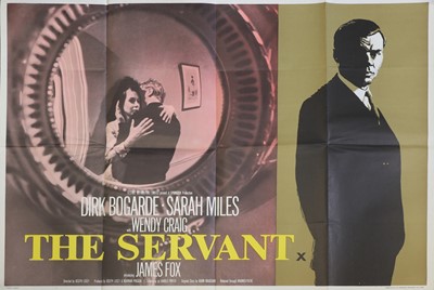 Lot 163 - A film poster for 'The Servant'